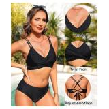 New size M 2 piece swimsuit CRZ YOGA Womens
