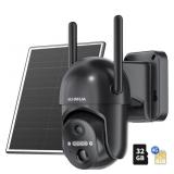 SEHMUA 4G LTE Cellular Solar Security Camera