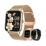 Smart Watch for Women Fitness Tracker: Gold Smart