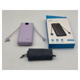 Vrurc 20000mAh power bank purple (opened box very