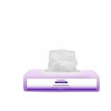 New DawnMist Premoistened Washcloths, Spunlace,
