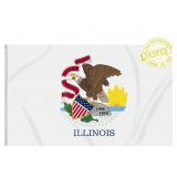 New AMZFLAG Illinois State Flag 3x5 ft Outdoor,