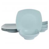 Gibson Home Zen Buffet Matte Porcelain Chip and