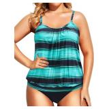 New size 18W Holipick Plus Size Tankini Swimsuit