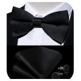 New DiBanGu 3PCS Bow Ties for Men Pre-Tied Bow