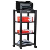 Mind Reader Rolling Printer Cart, Utility Cart,