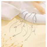 New Dangle Earrings for Women Dainty Long Hanging