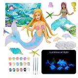 New Kids Magic Mermaid Craft Painting Kit,