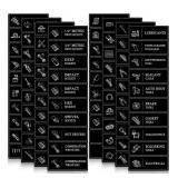 Toolbox Organization Magnetic Labels 80 Large