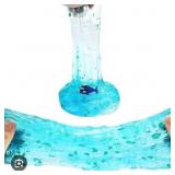 New Shark Charming Blue Crunchy Fishbowl Bead