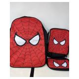 New Soiderman Superhero Backpack 3 Piece Set Cute