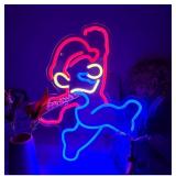 Mario Neon Sign, LED Neon Signs for Game Room