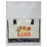 New Grovey Mama Tote Bag W/ Makeup Bag.