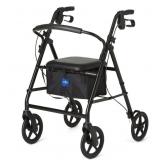 New. Medline Lightweight Aluminum Rollator Walker