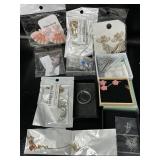 New Large Lot of Jewelry, Includes Earrings,