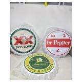 New (3) Retro Metal Tin Signs Dr Pepper, Dos