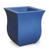Valencia 16 in. Square Neptune Blue Polyethylene