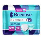 Because Overnight Absorbency Pull Ups - Adult
