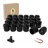 New. Lug Nut Covers- 24PCS 21-23mm Inner Flexible