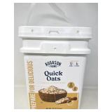 New Augason Farms Quick Rolled Oats 4-Gallon