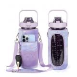 New futaiphy Half Gallon Water Bottle With Sleeve