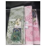 New Lot of 3, Prayeristan Muslim Prayer Rug with