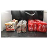 New lot of assorted drinks. Includes Coca Cola