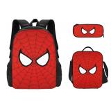 New YILILK Superhero Backpack 3 Piece Set Cute