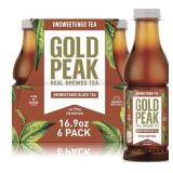 New. Gold Peak Tea, Unsweet Tea, 16.9 fl oz, 6
