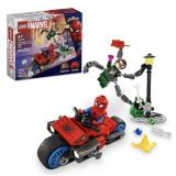 New. LEGO Marvel Motorcycle Chase: Spider-Man vs.