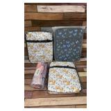 New 4pc Lunch Bags- Corgi, Butterfly , and Marble