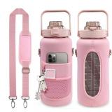 Inspirational Half Gallon Water Bottle With