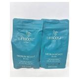New (2) Lifeboost Organic Coffee Beans Medium