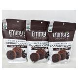 New EMMYS Organic Dark Cacao Macaroons, 6 OZ