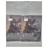 New 2 PCs Size 15 x 12 inches Punk Black