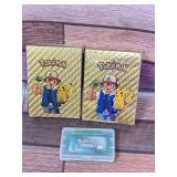 New 2pc 55-count gold foil trading cards(Not