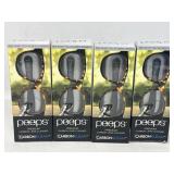 New (4) Carbon Klean Peeps Eyeglass Lens Cleaner
