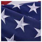 New lot of 2. American Flags for Outside 3x5,