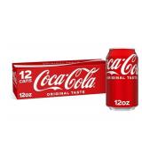 New Lot of 2, Coca-Cola, 12 fl oz, 12 Pack, Bb