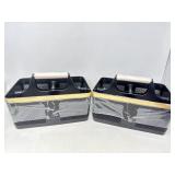 New (2) BYUNER Shower Caddy Dorm Men: Plastic