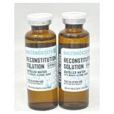 New (2) Bacteriostatic Reconstitution Solution