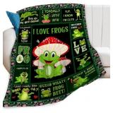 New Frog Throw Blanket Frog Gifts for Frog Lovers