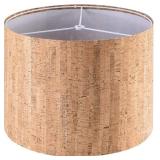 New. GOSO Medium Drum Lamp Shade Brown - Natural