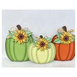 New Fall Wooden Pumpkin Decor