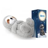 New. Soothe Sloth,Breathing Stuffed Animal for