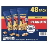 New. Planters Salted Peanuts (48 1-ounce packs).