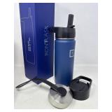 New 18oz Insulated Water Bottle with Straw