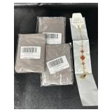 New Lot of 4, Trendy 18K Gold Plated Four Leaf