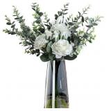 2 Ct Ins Modern Crystal Clear Glass Vase for