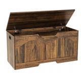 New Storage Bench, 39.4" Retro Storage Trunk,